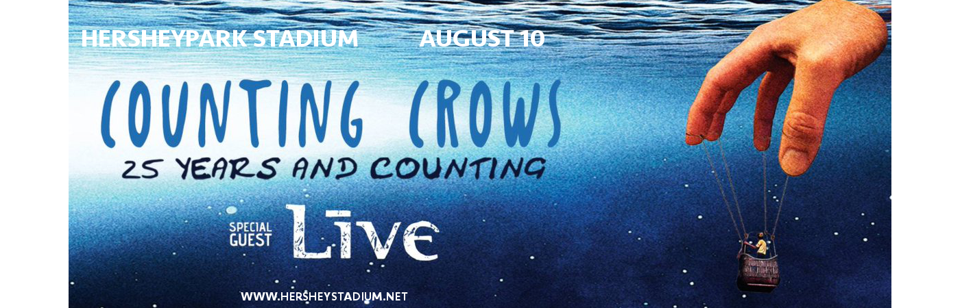 Counting Crows & Live - Band at Hersheypark Stadium tickets Counting Crows & Live - Band at Hersheypark Stadium