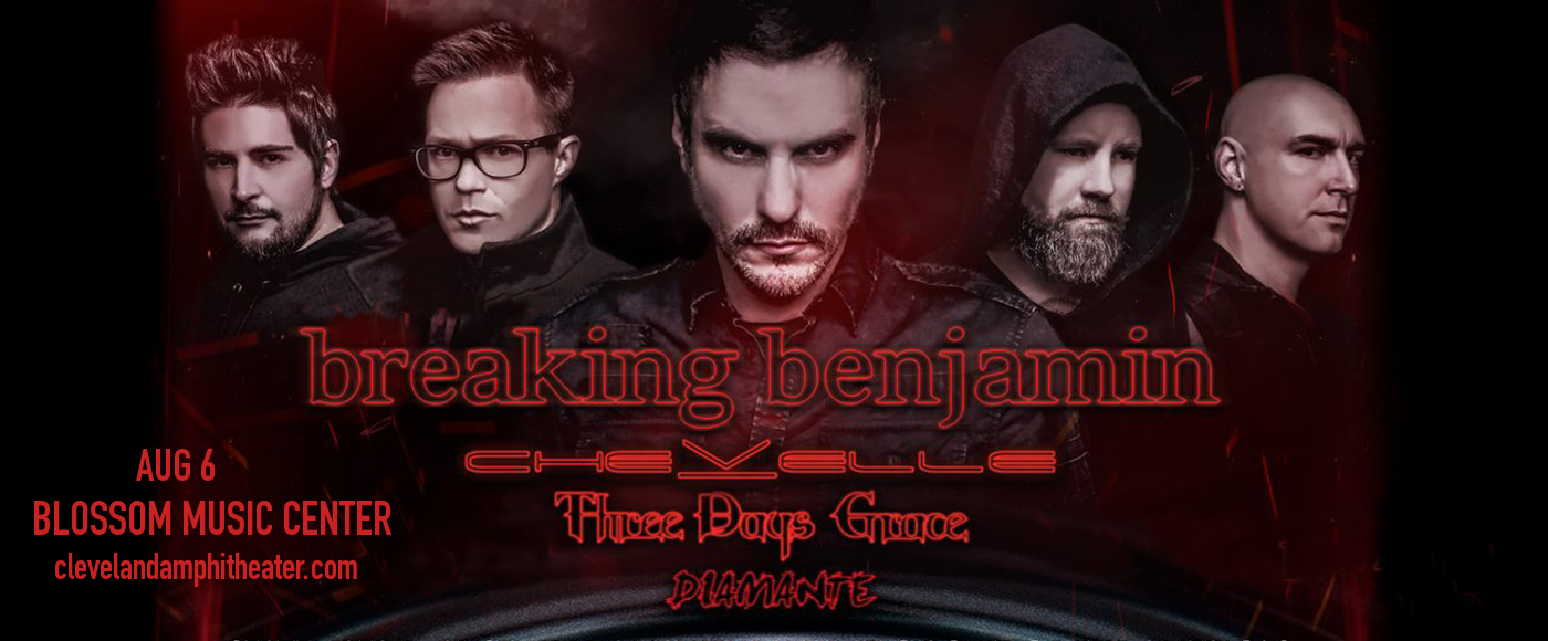 Breaking Benjamin, Chevelle & Three Days Grace at Hersheypark Stadium tickets Breaking Benjamin, Chevelle & Three Days Grace at Hersheypark Stadium