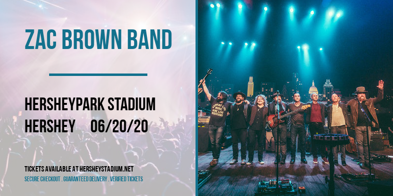Zac Brown Band at Hersheypark Stadium tickets Zac Brown Band at Hersheypark Stadium