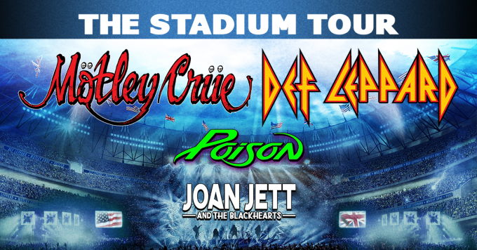 The Stadium Tour: Motley Crue, Def Leppard, Poison & Joan Jett and The Blackhearts at Hersheypark Stadium