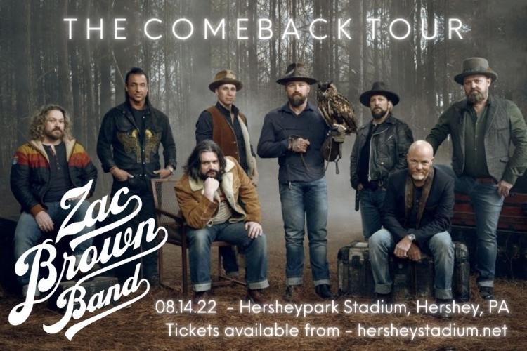 Zac Brown Band at Hersheypark Stadium