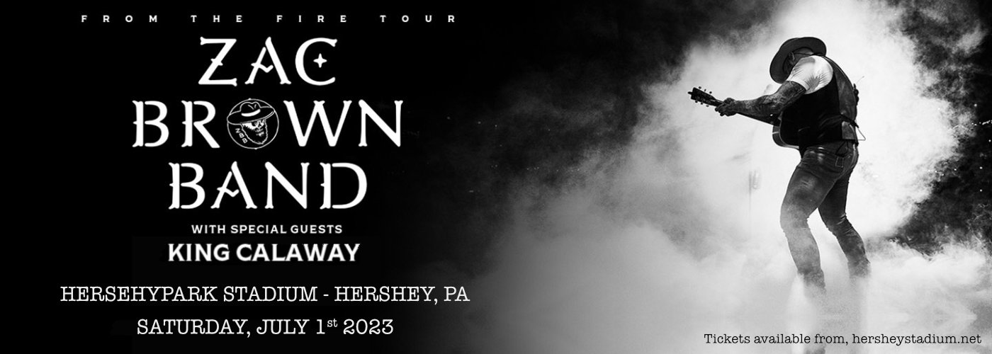 Zac Brown Band & King Calaway at Hersheypark Stadium