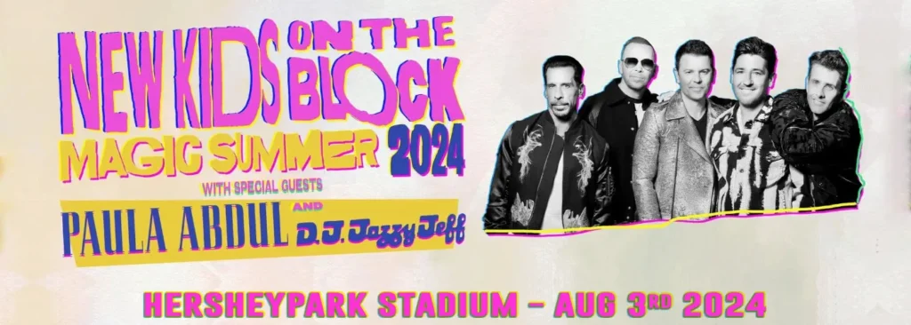 New Kids On The Block at Hersheypark Stadium