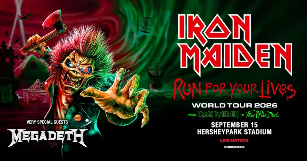 Iron Maiden & Megadeth at Hersheypark Stadium