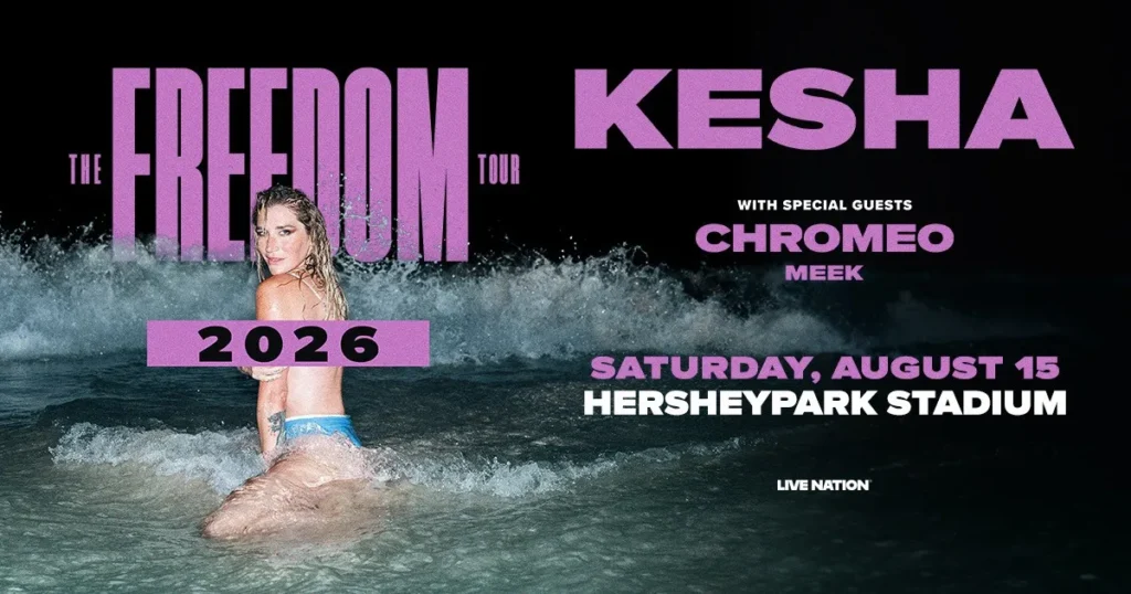 Kesha at Hersheypark Stadium